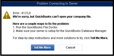 QuickBooks Error 6123