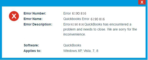 QuickBooks Error 6190