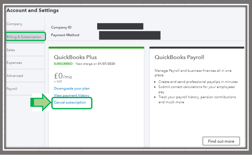 Cancel Your QuickBooks Subscription