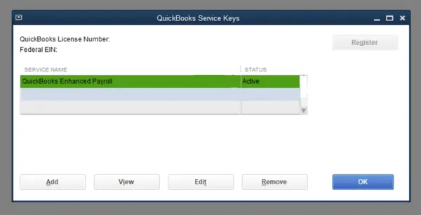 QuickBooks Payroll Subscription