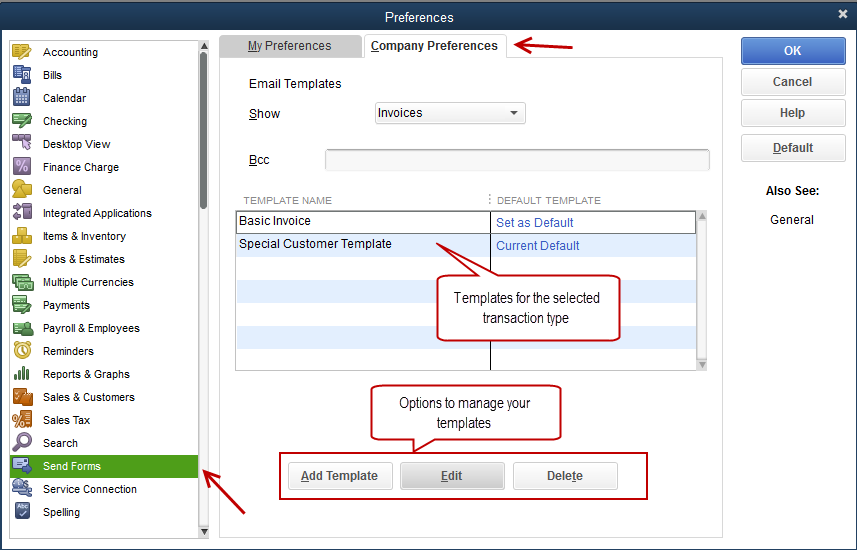 Error Not Being Able to Send Invoices in QuickBooks