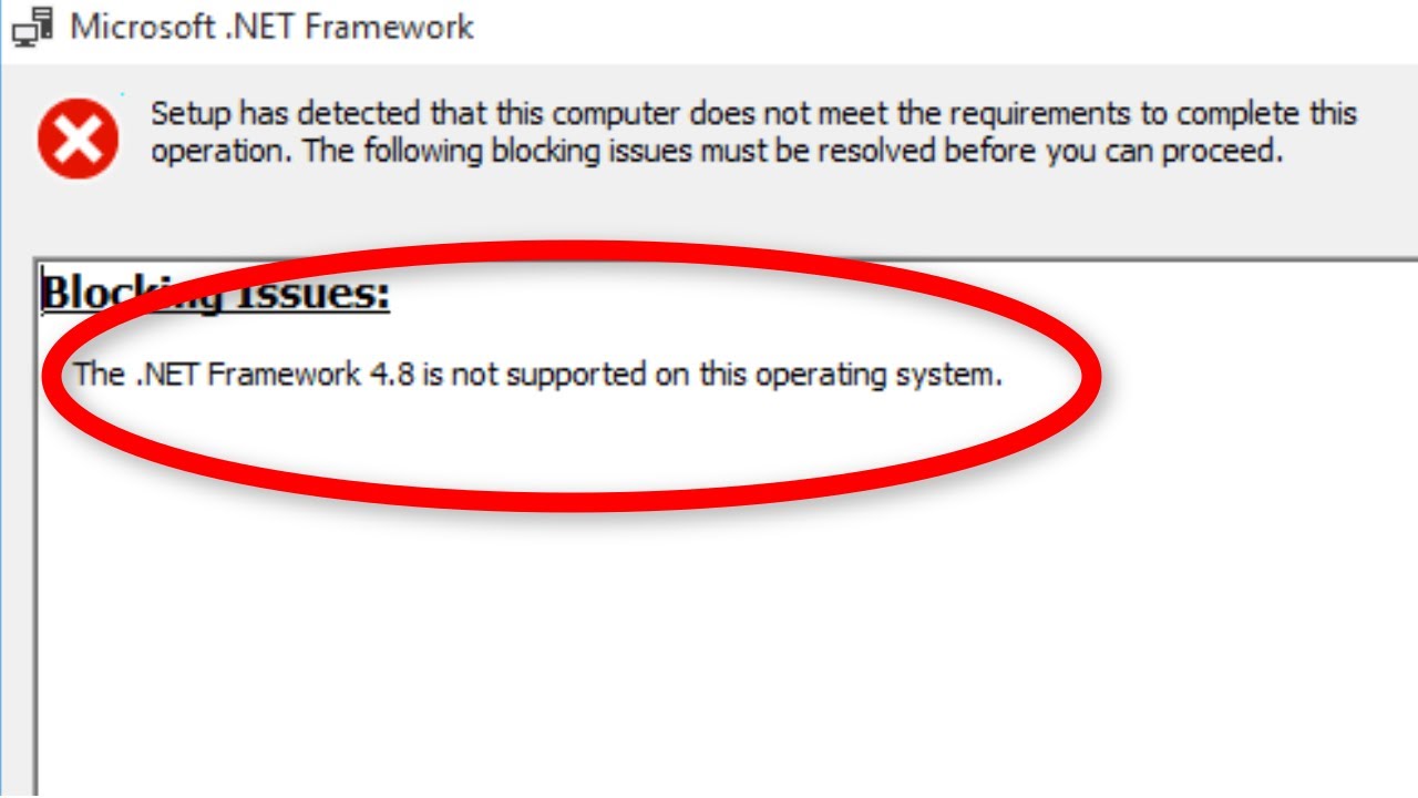 Issues with the .NET Framework