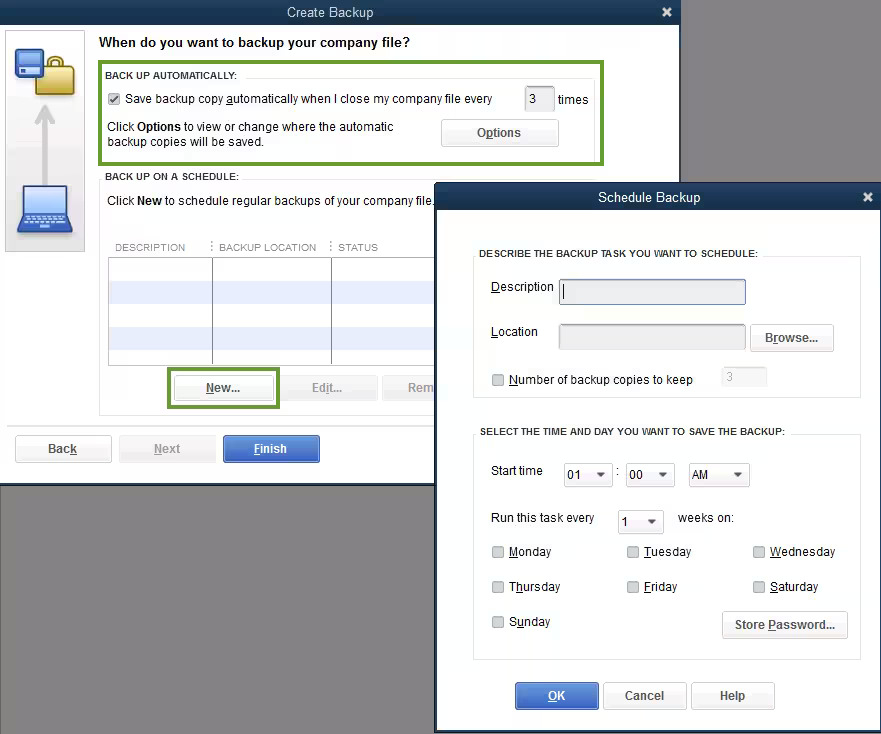 QuickBooks Backup Your QuickBooks Data