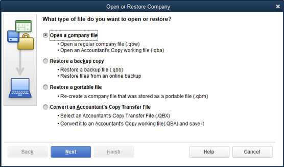 Restore Corrupted QuickBooks Company File Backup