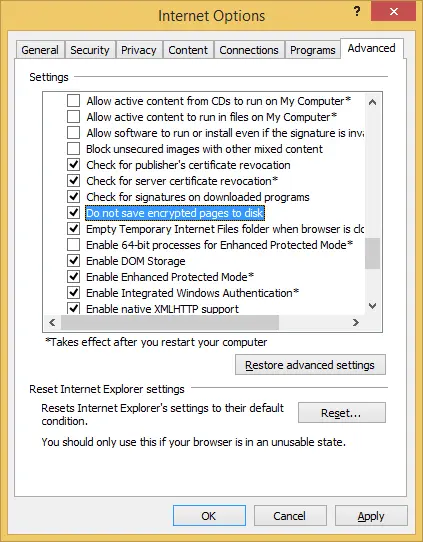 Fix Issues with Internet Explorer in Use