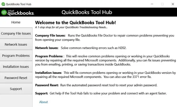 QuickBooks Tool Hub