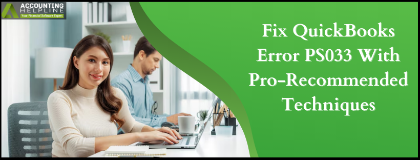 QuickBooks Error PS033