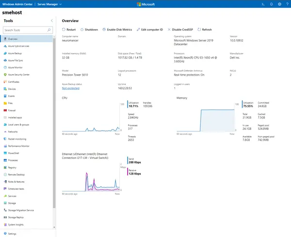 Managing Administration on Windows Servers