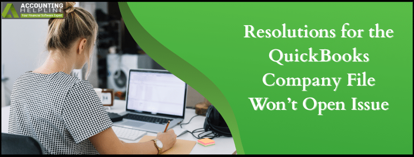 QuickBooks Company File Won’t Open