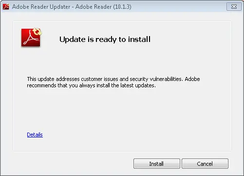 Update Adobe Reader to the Latest Version