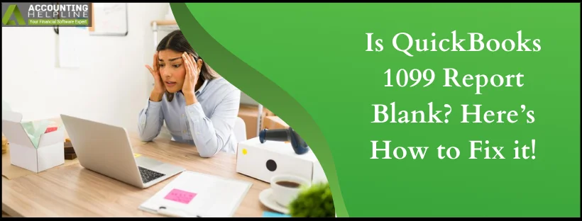 QuickBooks 1099 report blank