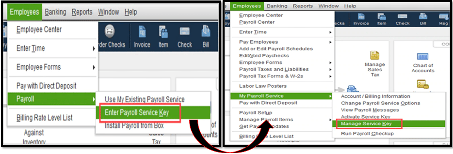 Manage Service Key