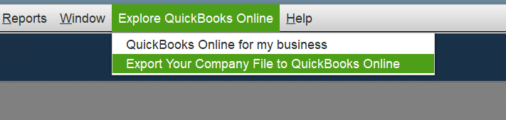 Export QuickBooks Online