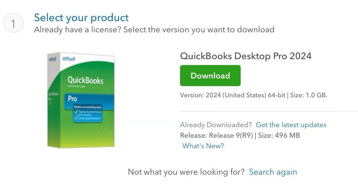 QuickBooks Product