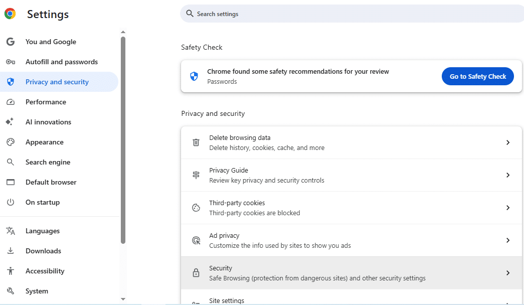 Privacy and Security