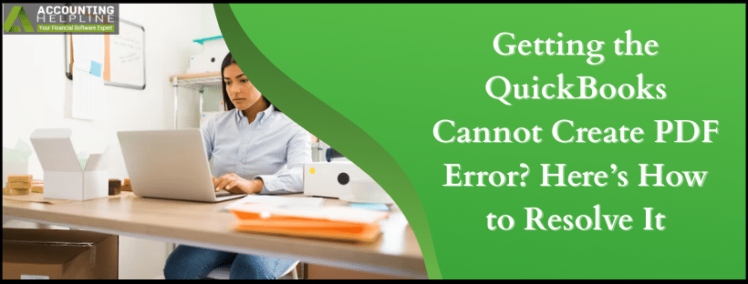 QuickBooks Cannot Create PDF