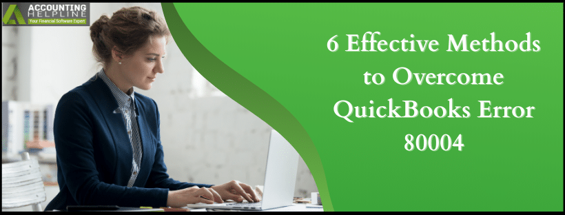 QuickBooks Error 80004